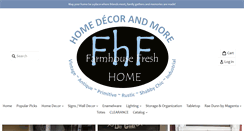 Desktop Screenshot of farmhousefreshhome.com